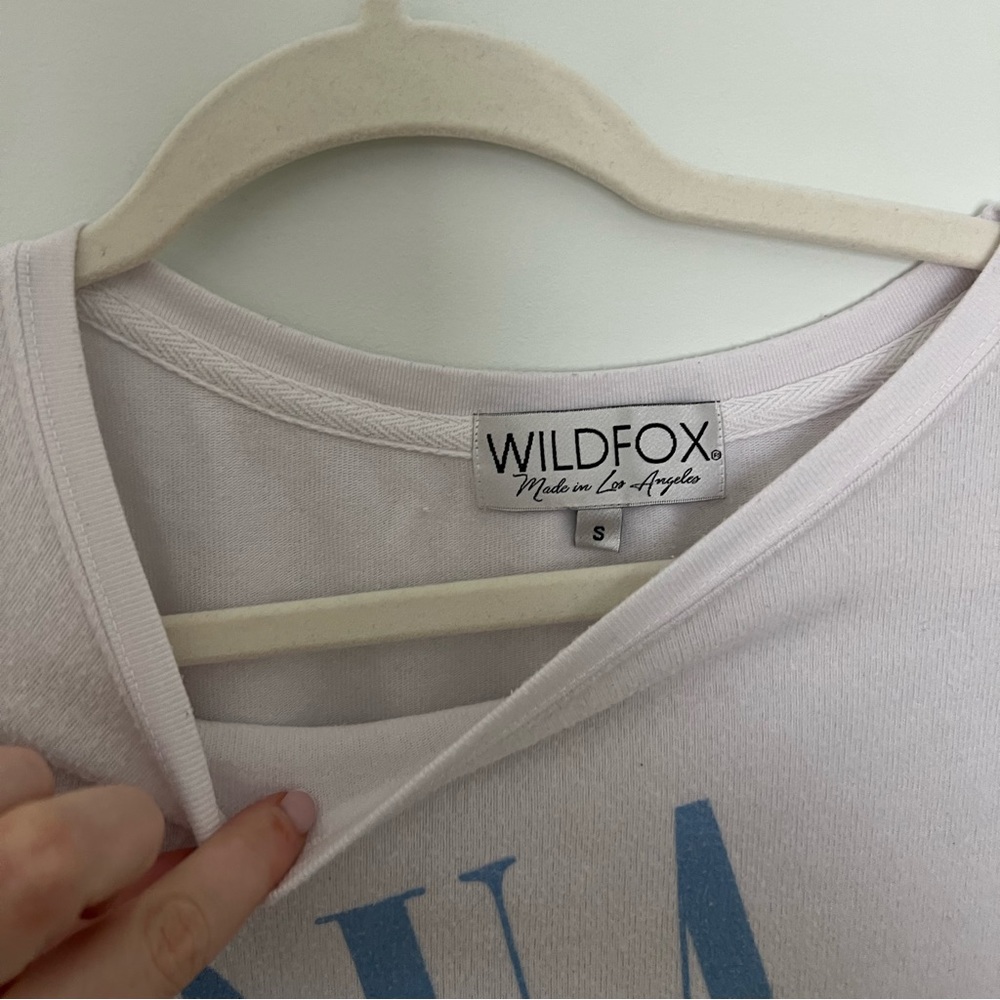 Wildfox “ Aquaholic “ Pullover